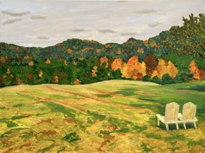 Early Autumn 30H x 40W acrylic on canvas