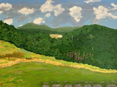 Andric Valley, acrylic on canvas, 30 x 40