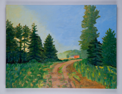 Back Road, acrylic on canvas, 30 x 40