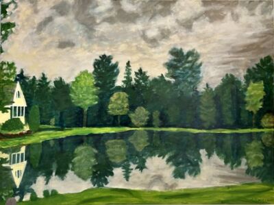 Before the Storm 40"W x 30"H, Acrylic on Canvas