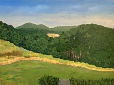 Andric Valley, acrylic on canvas, 30 x 40